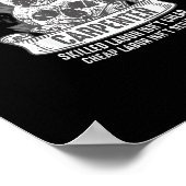 Poster Un charpentier syndical fier, une main-d’oeuvre qu (Coin)