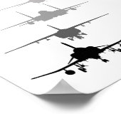 Poster Un chasseur de la Force aérienne lance un F-4 F-11 (Coin)