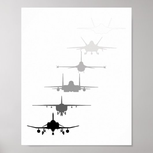 Poster Un chasseur de la Force aérienne lance un F-4 F-11 (Devant)