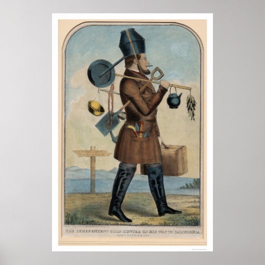 Poster Un chasseur d'or indépendant en route pour la Cali (Devant)