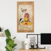 Poster Un chasseur frappe son faucon (Bureau à domicile)