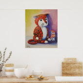 Poster Un chat (Cuisine)