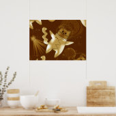 Poster Un chat dans l'espace. (Cuisine)