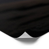 Poster Un chat d'Halloween rayé noir et orange (Coin)