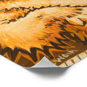 Poster Un chat joue au piano par Louis Wai (Coin)