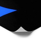 Poster Un chat qui regarde à la Pleine lune (Coin)