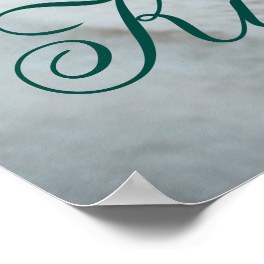 Poster Un Chaton En Couleur Dorée En Bas (Coin)