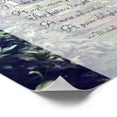 Poster Un chemin étroit ~ Poème de Michelle Istanish ~ (Coin)