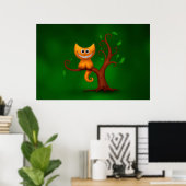 Poster Un Cheshire Kitten (Bureau à domicile)