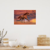 Poster Un cheval de châtaignier courant .. (Cuisine)