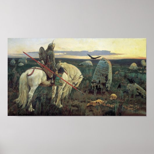 Poster Un chevalier à la croisée des chemins (Devant)