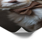 Poster Un chiot à l'air de dapper (Coin)