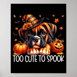 Poster Un chiot Boxer trop mignon pour effrayer sa maman