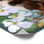 Poster Un chiot et un chaton gris (Coin)