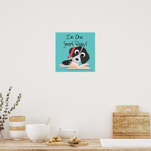 Poster Un Chiot intelligent (Cuisine)