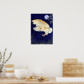 Poster Un Chouette à la grange en vol (Cuisine)