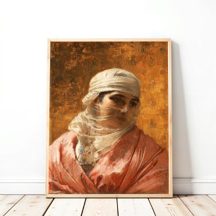 Poster Un Circassien par Frederick Arthur Bridgman, Art