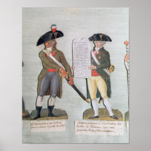 Poster Un citoyen prêt à combattre et un citoyen
