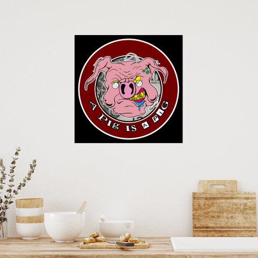 Poster Un cochon est un cochon ! (Cuisine)