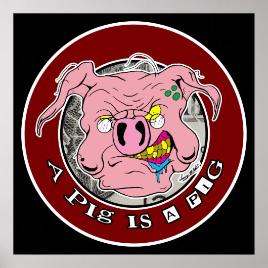 Poster Un cochon est un cochon ! (Devant)