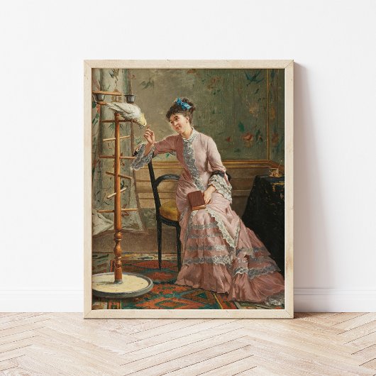 Poster Un Cockatoo | Gustave Léonard de Jonghe