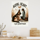 Poster Un Coeur Loyal Et Un Ami Fidèle (Cuisine)