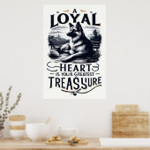 Poster Un coeur loyal plus grand trésor (Cuisine)