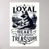 Poster Un coeur loyal plus grand trésor (Devant)