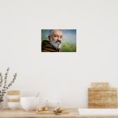 Poster Un coeur pour Dieu : Saint Padre Pio (Cuisine)