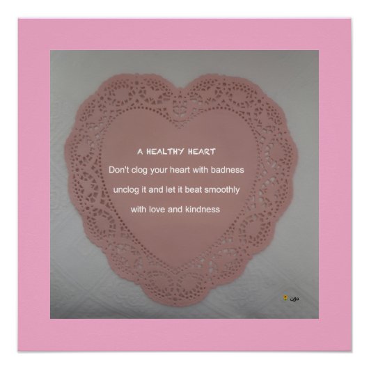 POSTER UN COEUR SAIN (Devant)