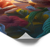 Poster Un colibri farceur : Les natures dansent (Coin)