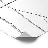 Poster Un colibri sur un bâton (Coin)