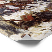 Poster Un combat d'artillerie en bois (Coin)