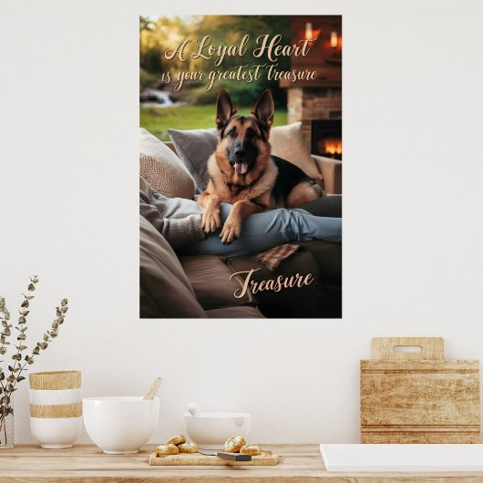 Poster Un confort de coeur loyal (Cuisine)