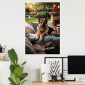 Poster Un confort de coeur loyal (Bureau à domicile)