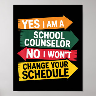 Poster Un conseiller d'orientation drôle Éducation Horair