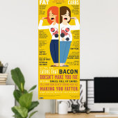 Poster Un conte de 2 repas Infographie (Bureau à domicile)