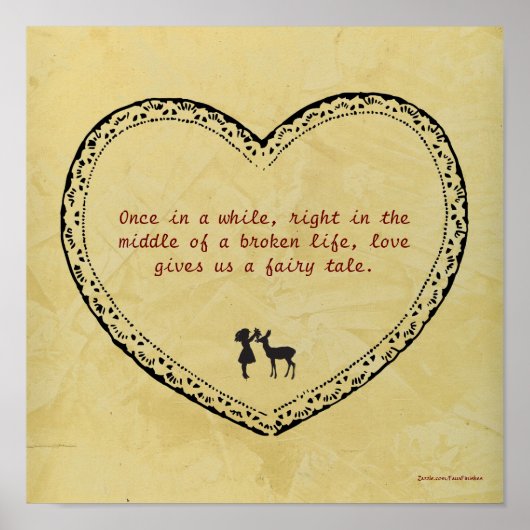 Poster Un conte de fées sur la vie brisée (Devant)