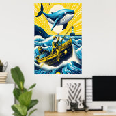 Poster Un conte de pêcheurs (Bureau à domicile)