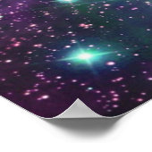 Poster Un Cool branché Sparkly New Nebula Design (Coin)