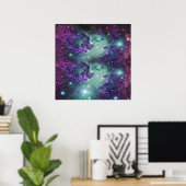 Poster Un Cool branché Sparkly New Nebula Design (Bureau à domicile)