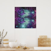Poster Un Cool branché Sparkly New Nebula Design (Cuisine)