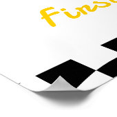 Poster Un Cool Dude Boy 1er Anniversaire Wavy Welcome (Coin)