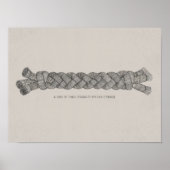 Poster Un cordon de 3 brins, Ecclésiaste 4:12, MUR BIBLIQ (Devant)
