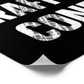 Poster Un costume de chemise de cône de circulation pour (Coin)