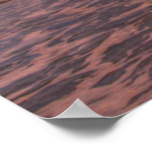 Poster Un coucher de soleil d'hiver " (Coin)