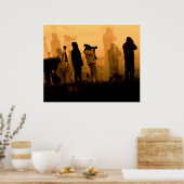 Poster Un coucher de soleil Extraordinaire - Photographie (Cuisine)