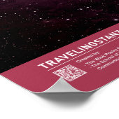 Poster Un coucher de soleil hivernal (Coin)