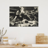 Poster Un coup d'arrêt - George Bellows - 1921 (Cuisine)