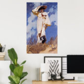 Poster Un coup de vent par John Singer Sargent (Bureau à domicile)